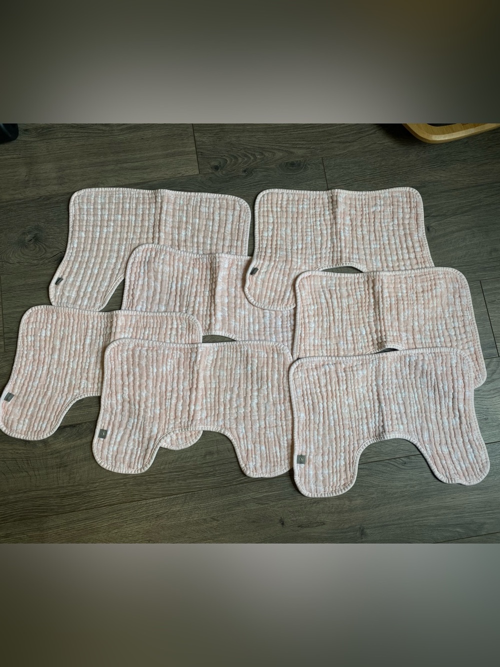 Red Rover Organic Cotton Muslin Burp Cloths